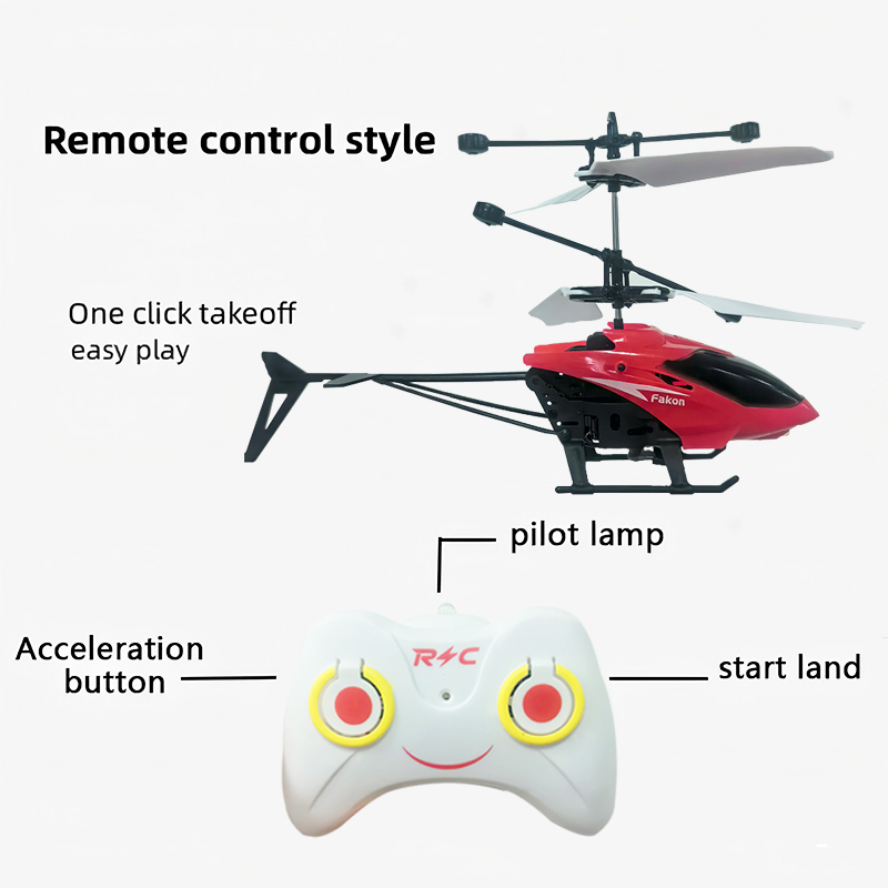 Kids Toys Helicopter - โดรนขนาดเล็กแบบชาร์จไฟได้ โดรนบังคับวิทยุขนาดเล็ก ปลอดภัย ทนทานต่อการตก เฮลิคอปเตอร์บังคับวิทยุ ของเล่นเด็ก