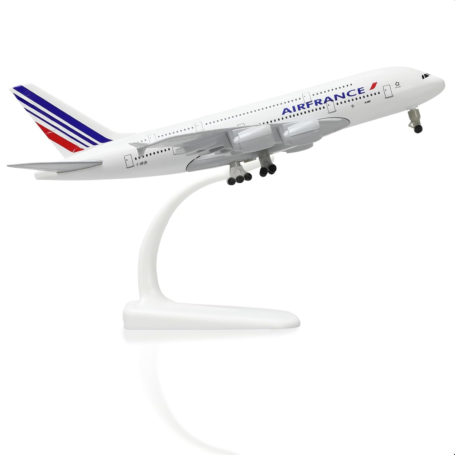 Kids Toys Review - 20 ซม.แอร์ฟรองซ์ A380 เครื่องบินรุ่นโลหะผสมโลหะไดคาสต์คอลเลกชันเครื่องบินของเล่นเด็กเด็กของขวัญสะสม