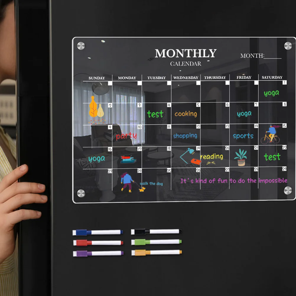 Magnetic Drawing Board - แม่เหล็กตู้เย็น BOARD อะคริลิค DRY ERASE BOARD