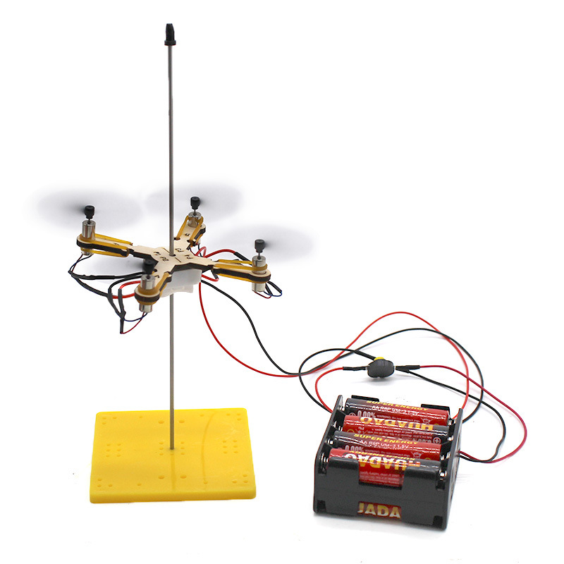 Kids Toys Helicopter - 1PCS DIY Drone รุ่นเด็กของเล่นวิทยาศาสตร์เทคโนโลยีฟิสิกส์สอนเฮลิคอปเตอร์เกมการเรียนรู้ของเล่นเพื่อการศึกษาเด็ก