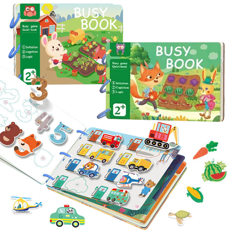 Kids Quiet Toys - เด็ก Montessori Quiet Book ของเล่น Early