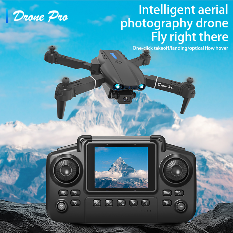 Kids Toys Helicopter - E99 Airหน้าจอควบคุมDrone Professionalกว้างRC Dron HD 4Kกล้องพับเฮลิคอปเตอร์เครื่องบินQuadcopter