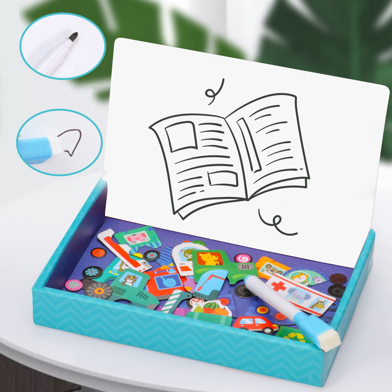 กระดาษปริศนาสัตว์อเนกประสงค์ อ - Magnetic Drawing Board บทวิจารณ์และราคา