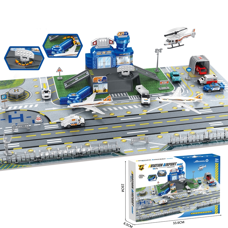 ชุดของเล่นฉากสนามบินสำหรับเด็ก - Kids Toys Helicopter บทวิจารณ์และราคา