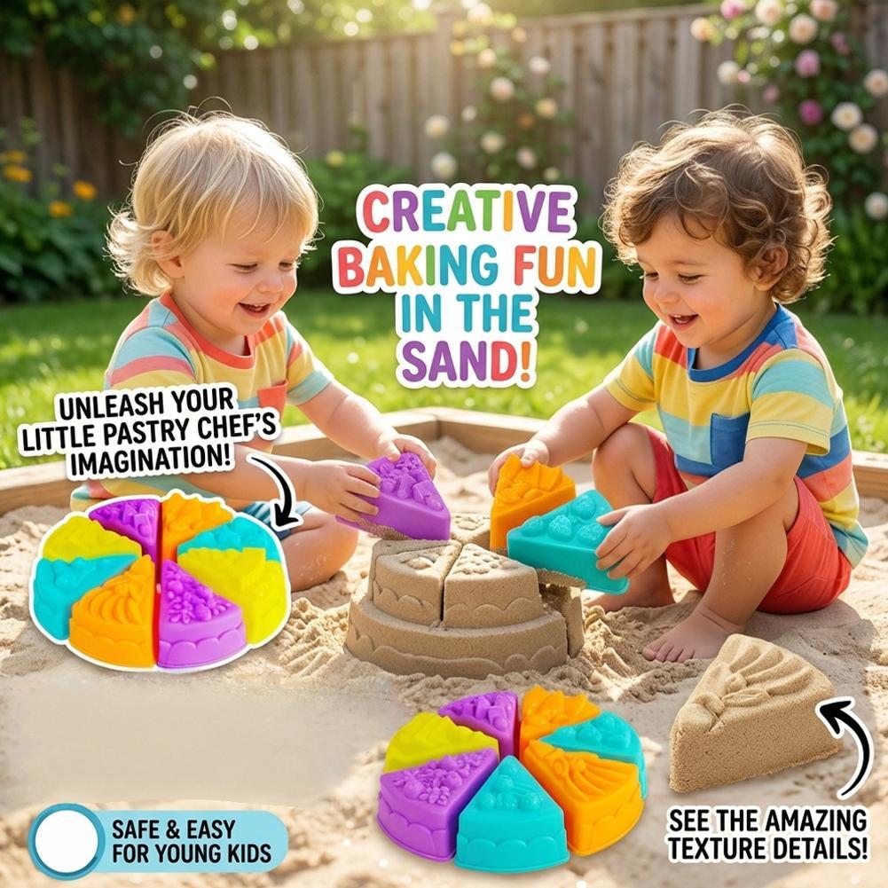 ชุดแม่พิมพ์ทรายรูปเค้กแบบพกพาส - Kinetic Sand Mold บทวิจารณ์และราคา