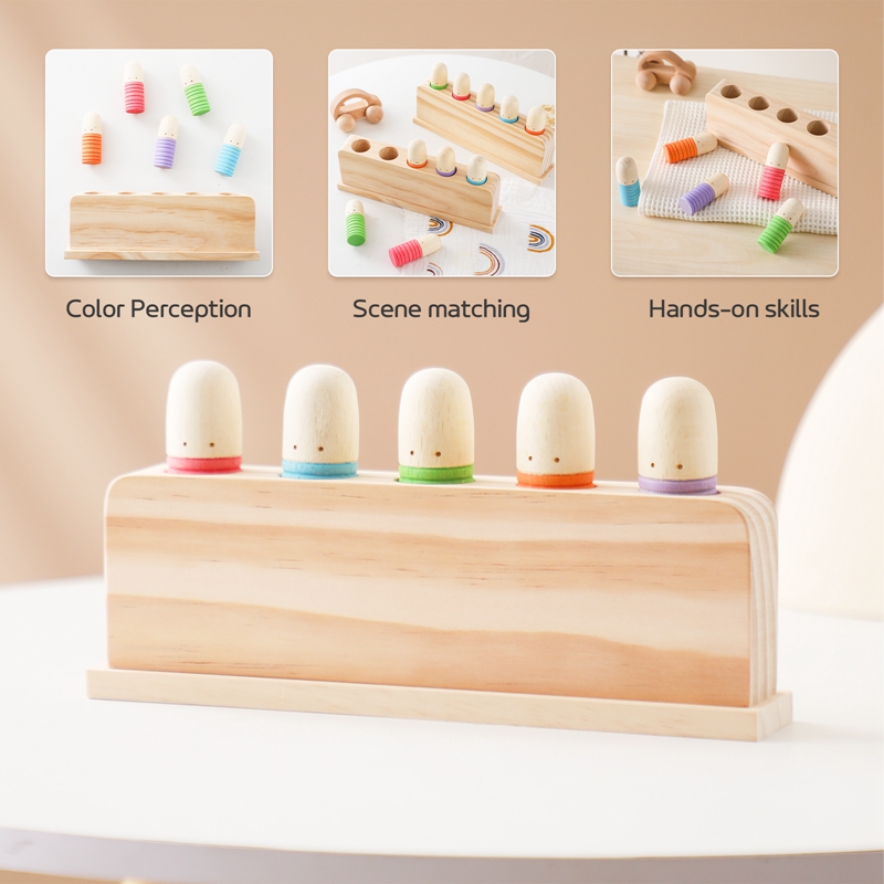 ของเล่น Montessori ของเล่นไม้เ - Kids Quiet Toys บทวิจารณ์และราคา