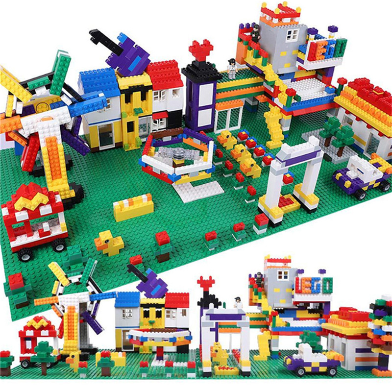 แผ่นฐานสองด้าน32*32จุดบล็อกตัว - Kids Toys Brands บทวิจารณ์และราคา