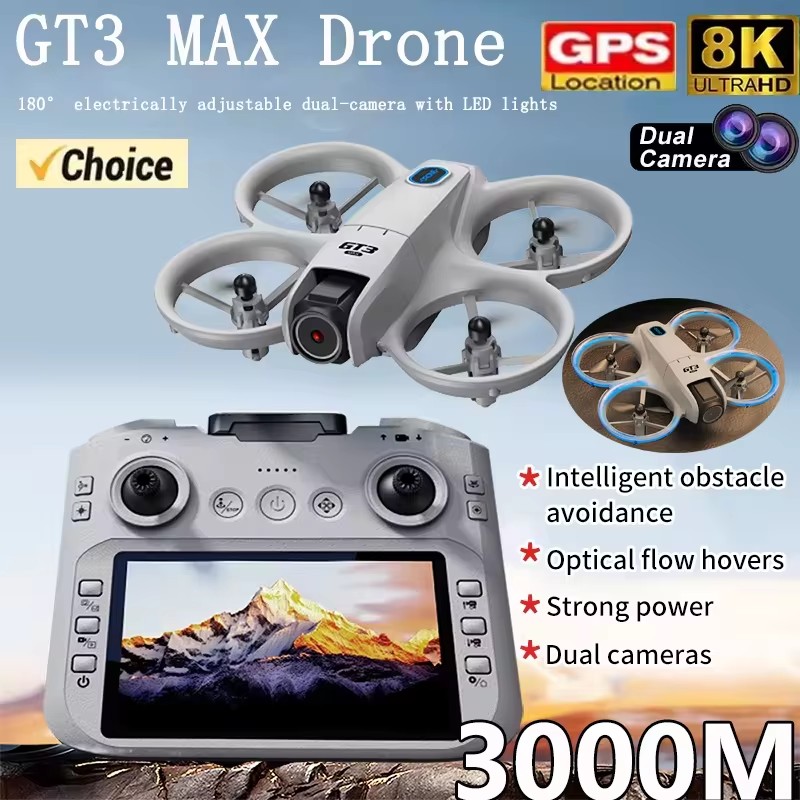 โดรน 2026 GT3Max HD 8K RC พร้อ - Kids Toys Helicopter บทวิจารณ์และราคา