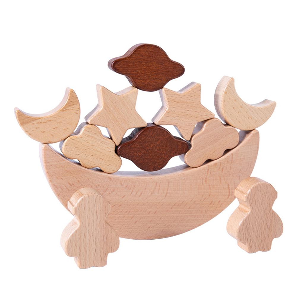 ของเล่นมอนเตสซอรี่ บล็อกวางซ้อ - Wooden Blocks Stacking บทวิจารณ์และราคา