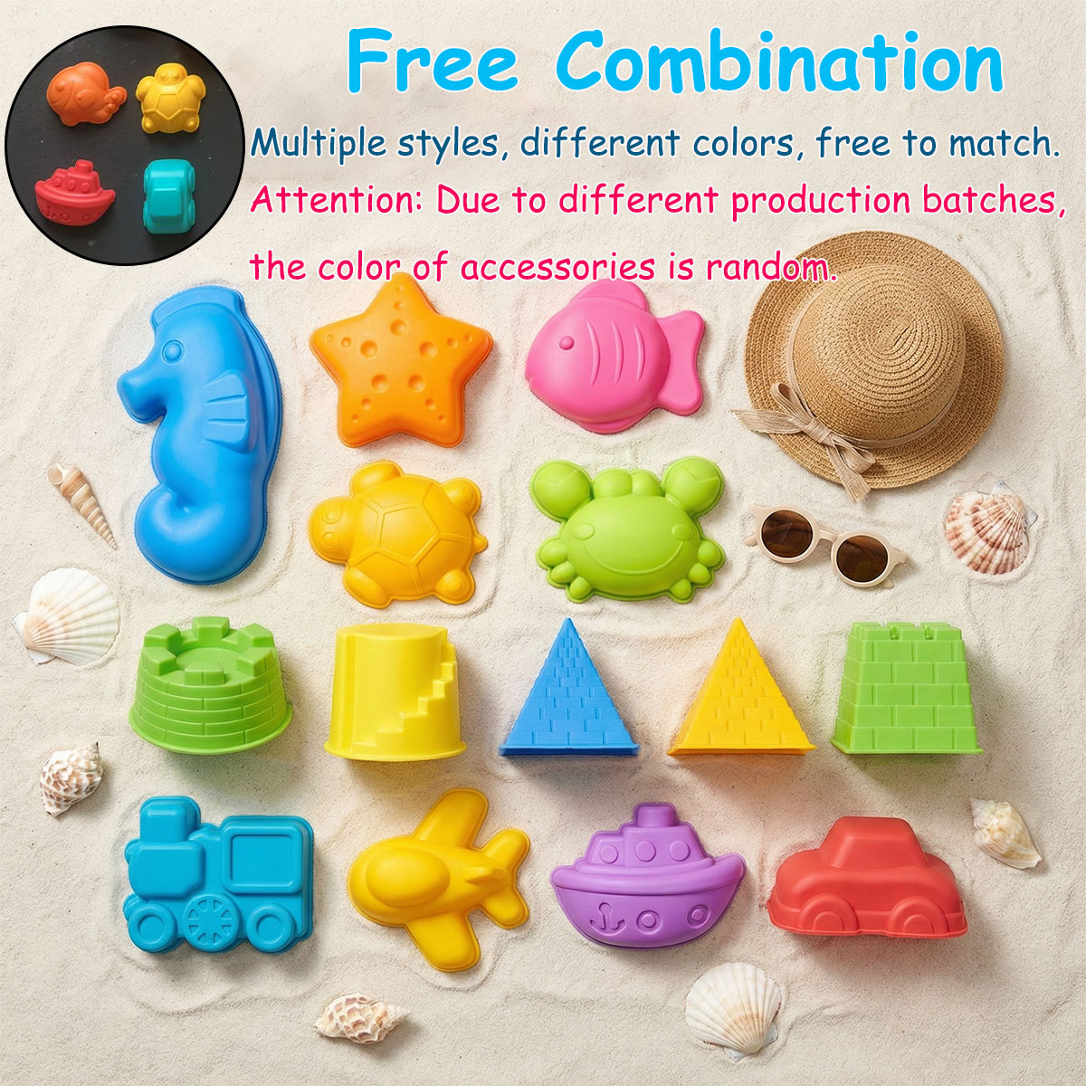ชุดแม่พิมพ์ชายหาดสร้างสรรค์ขนา - Kinetic Sand Mold บทวิจารณ์และราคา