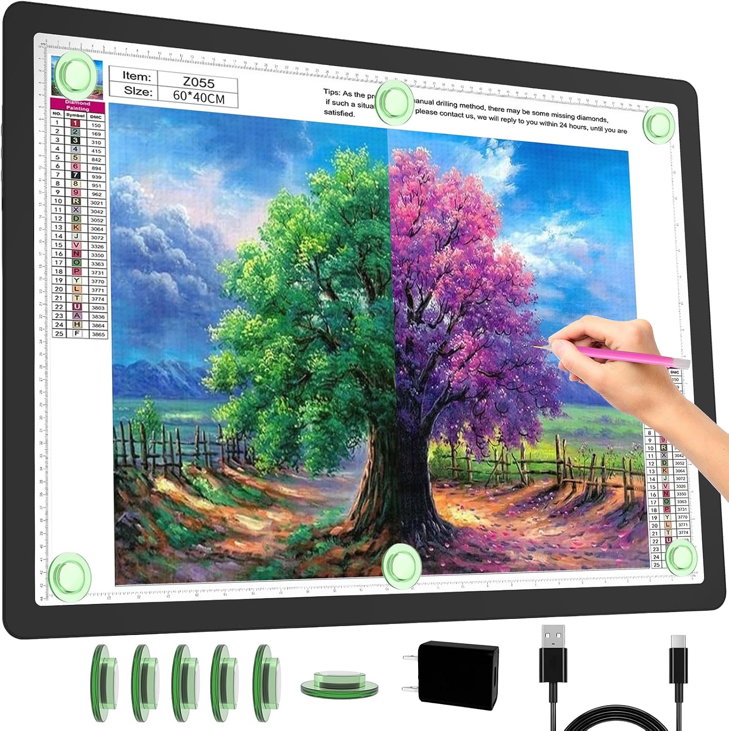 แผ่นไฟ A2 แบบชาร์จได้สำหรับงาน - Magnetic Drawing Board บทวิจารณ์และราคา