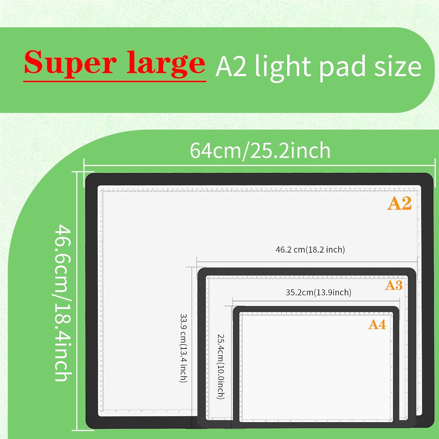 แผ่นไฟ A2 แบบชาร์จได้สำหรับงาน - Magnetic Drawing Board บทวิจารณ์และราคา