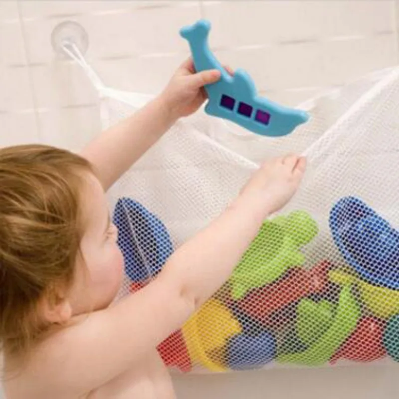 เด็กห้องน้ําตาข่ายกระเป๋าอาบน้ - Kids Toys Basket บทวิจารณ์และราคา