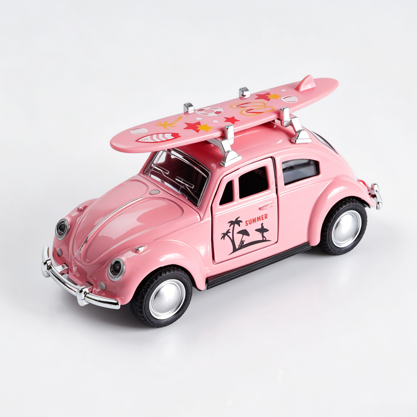 รถโมเดล Volkswagen Beetle สีชม - Kids Toys Cars บทวิจารณ์และราคา