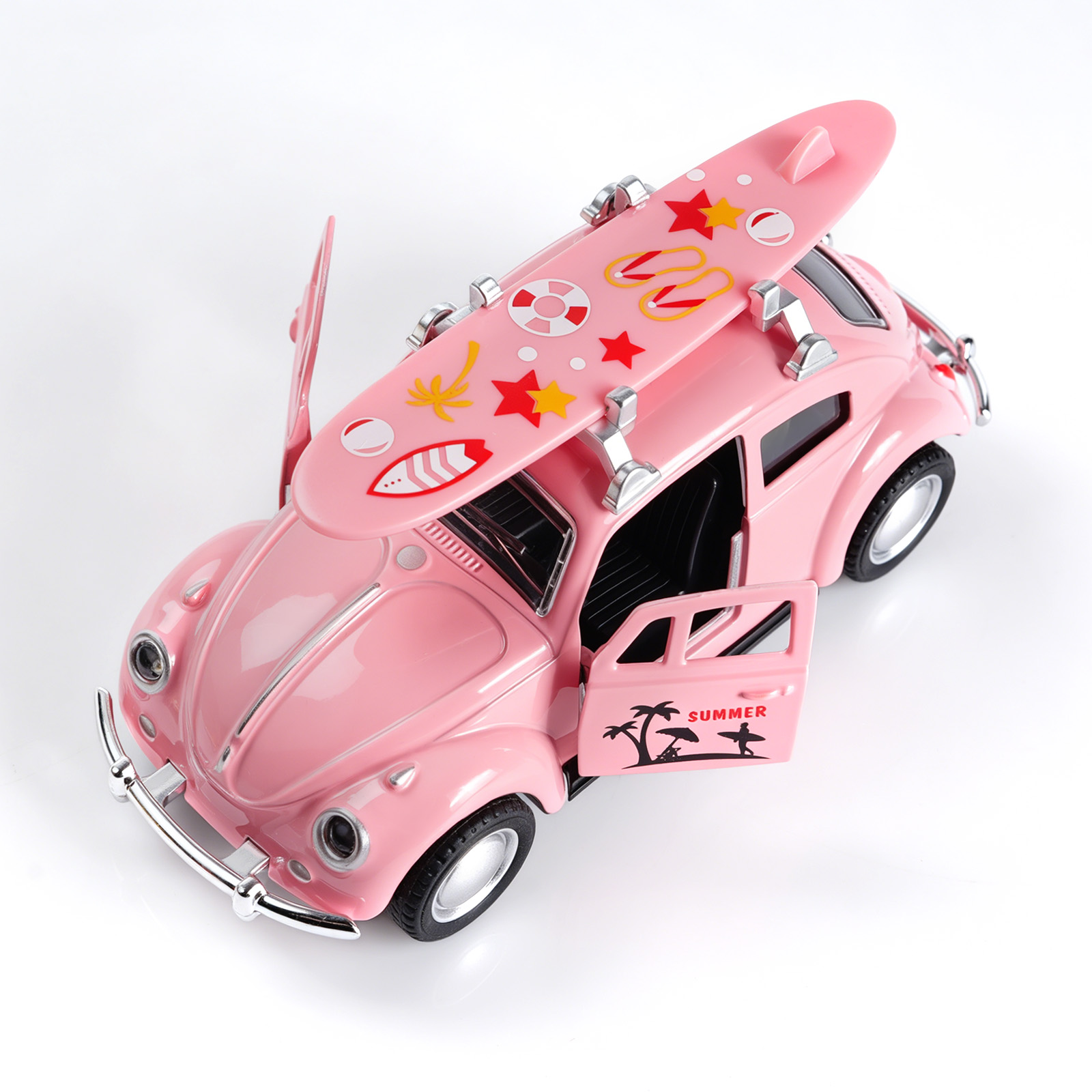 รถโมเดล Volkswagen Beetle สีชม - Kids Toys Cars บทวิจารณ์และราคา