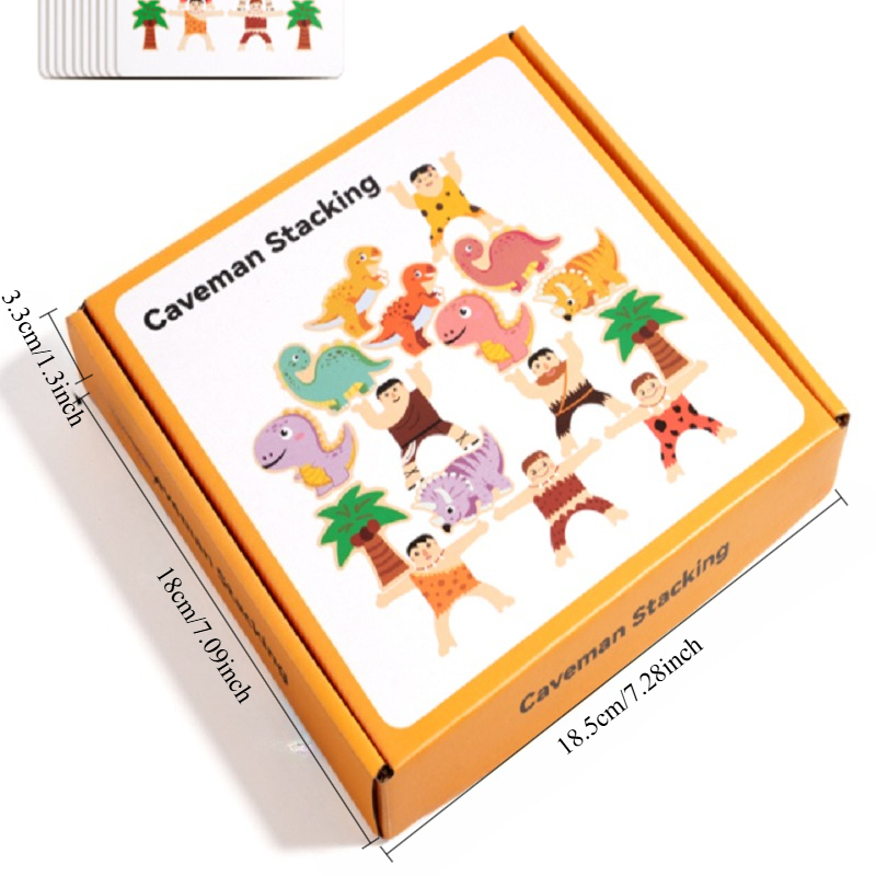 บล็อกไม้ทรงไดโนเสาร์แบบดั้งเดิ - Wooden Blocks Stacking บทวิจารณ์และราคา