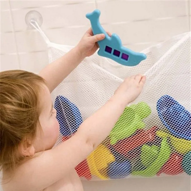 เด็กห้องน้ําตาข่ายกระเป๋าอาบน้ - Kids Toys Basket บทวิจารณ์และราคา