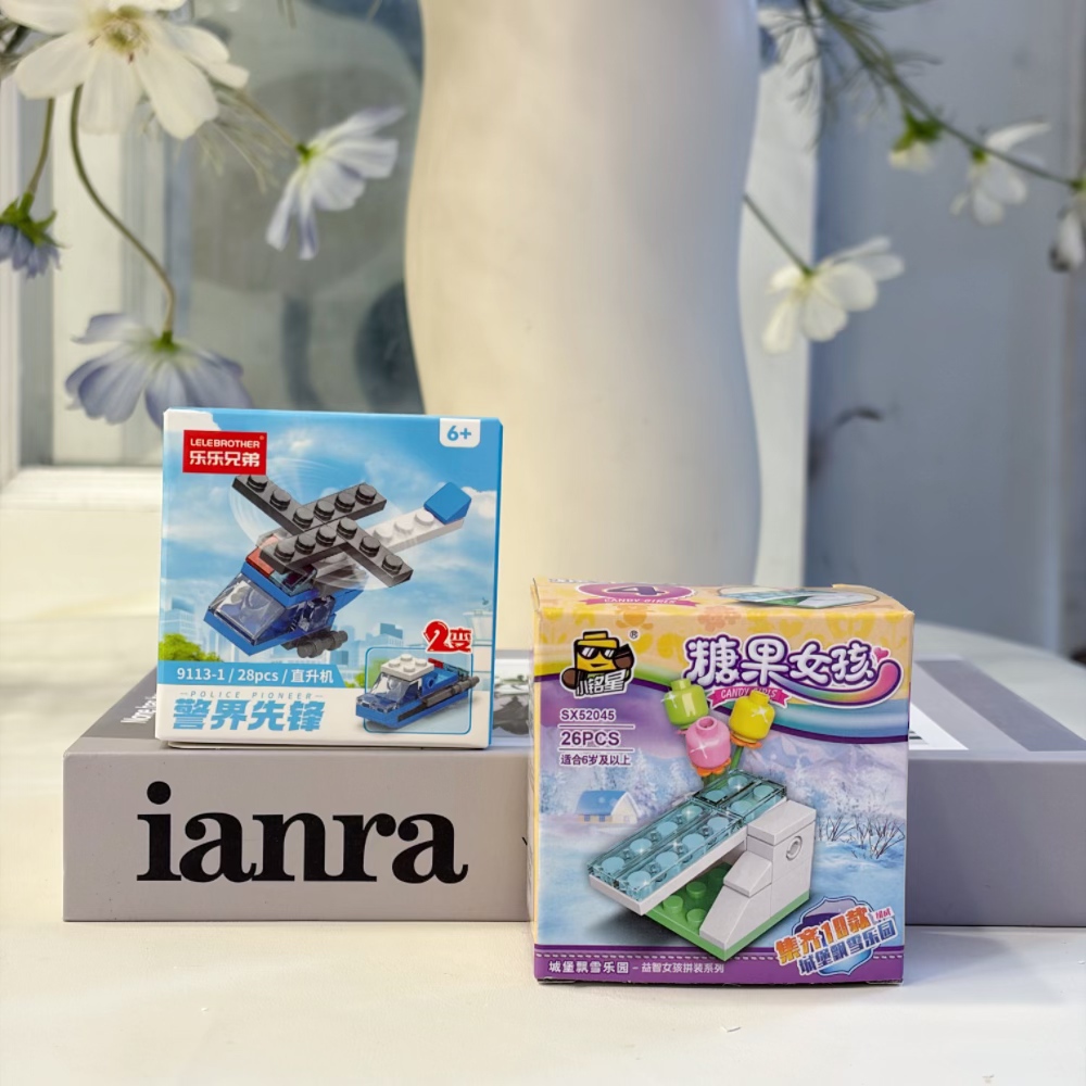 ชุดตัวต่อเฮลิคอปเตอร์ตำรวจ 2-i - Kids Toys Helicopter บทวิจารณ์และราคา