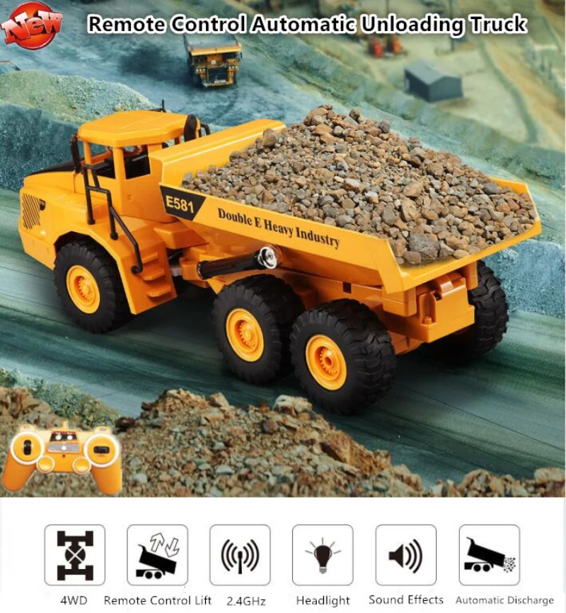 รถดัมพ์บังคับวิทยุ RC 1:20 2.4 - Kids Toys Under 50 บทวิจารณ์และราคา