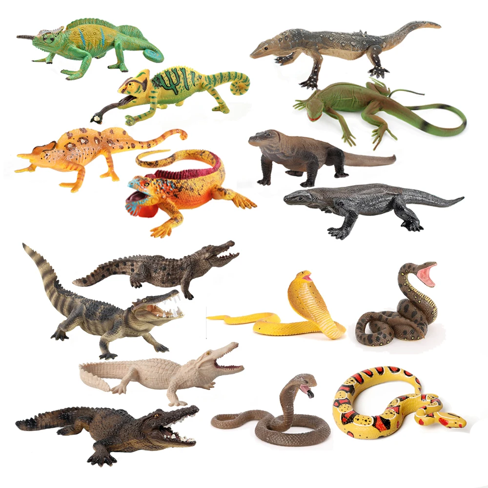 พลาสติกโมเดลกิ้งก่าของเล่นอิกั - Kids Toys Review บทวิจารณ์และราคา