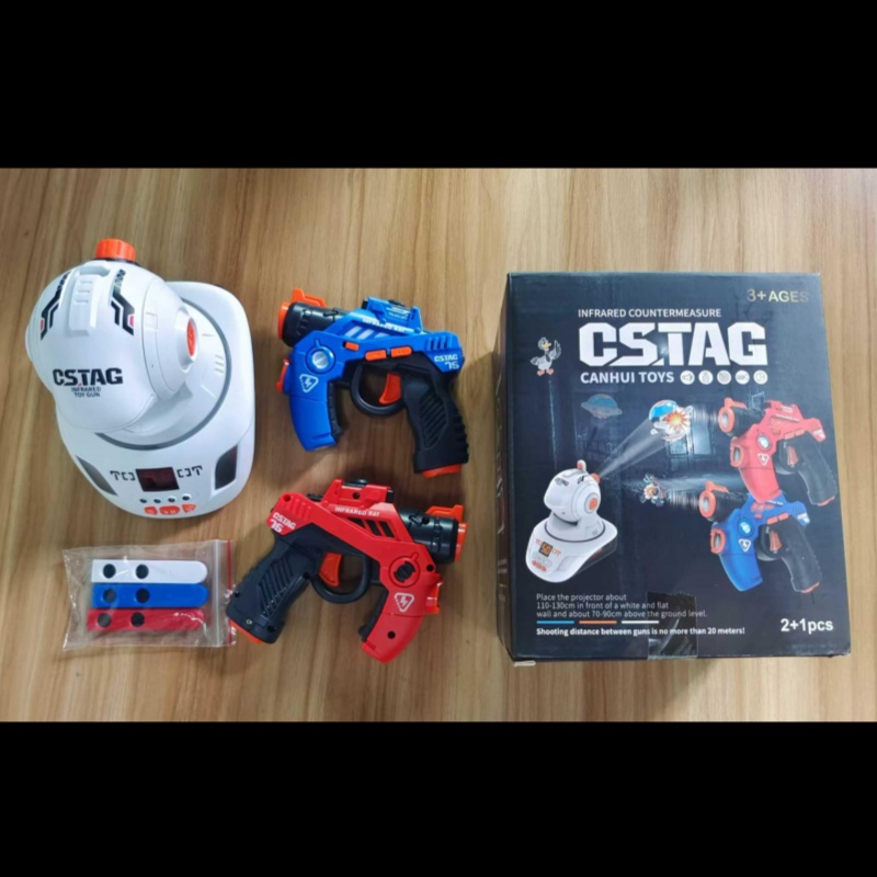 CSTAG โปรเจคเตอร์เป็ด Hunt เกม - Laser Tag Set Kids บทวิจารณ์และราคา