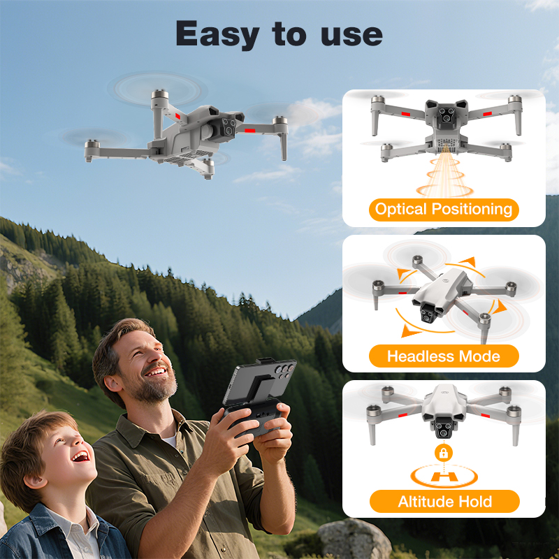 โดรนรุ่นใหม่ L017 Pro Brushles - Kids Toys Helicopter บทวิจารณ์และราคา
