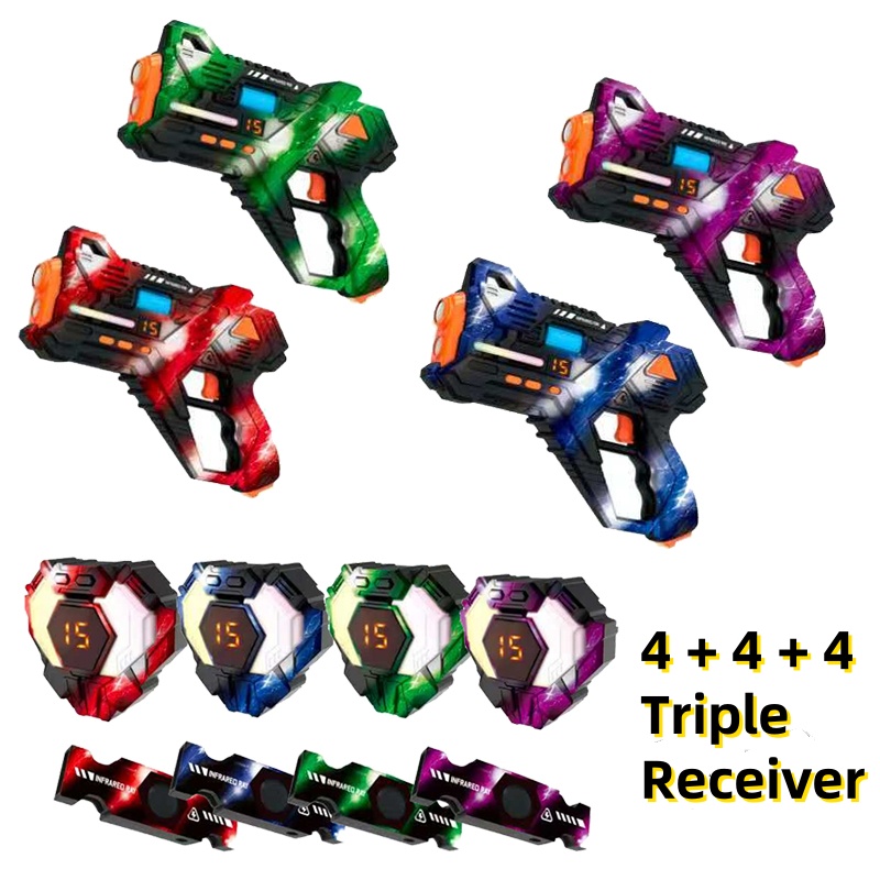 CSTAG 4x4x4 เลเซอร์แท็กปืนชุด  - Laser Tag Set Kids บทวิจารณ์และราคา