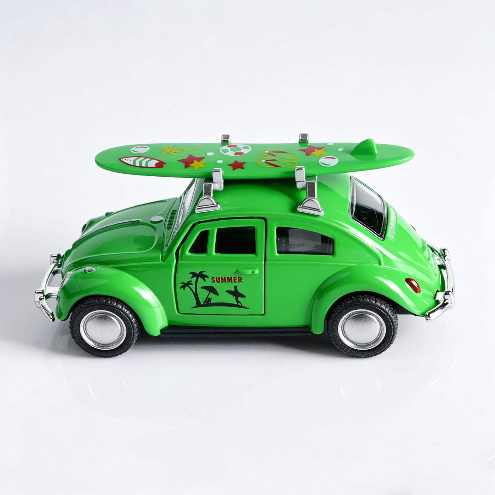 รถเหล็กหล่อรุ่น Retro Green Be - Kids Toys Cars บทวิจารณ์และราคา
