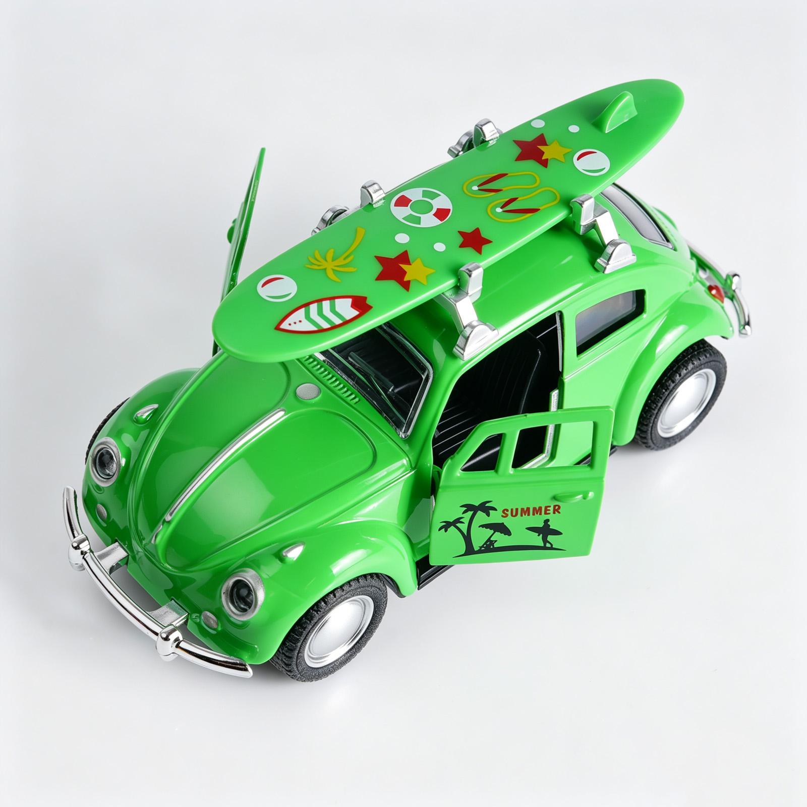 รถเหล็กหล่อรุ่น Retro Green Be - Kids Toys Cars บทวิจารณ์และราคา