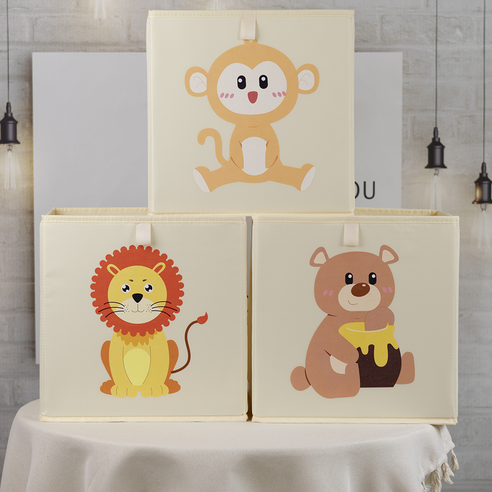 ตะกร้าเก็บของเล่นลายการ์ตูนน่า - Kids Toys Basket บทวิจารณ์และราคา