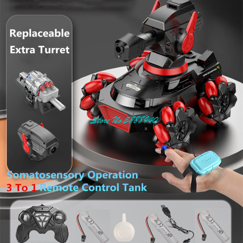 รถถังบังคับวิทยุ 3To1 ยิงกระสุ - Kids Toys Under 50 บทวิจารณ์และราคา