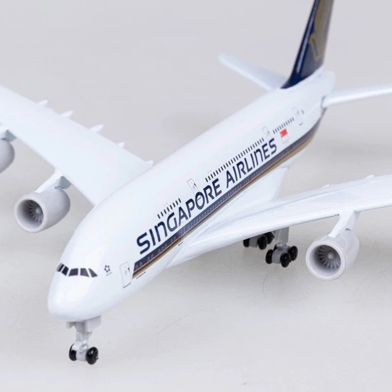 20ซม.โลหะเครื่องบินรุ่นA380 Si - Kids Toys Review บทวิจารณ์และราคา