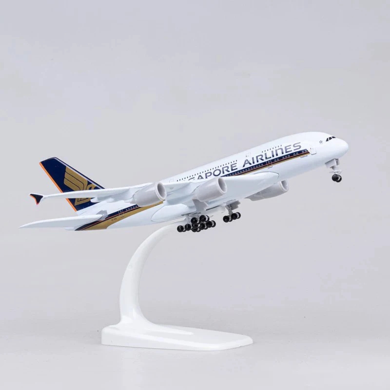 20ซม.โลหะเครื่องบินรุ่นA380 Si - Kids Toys Review บทวิจารณ์และราคา